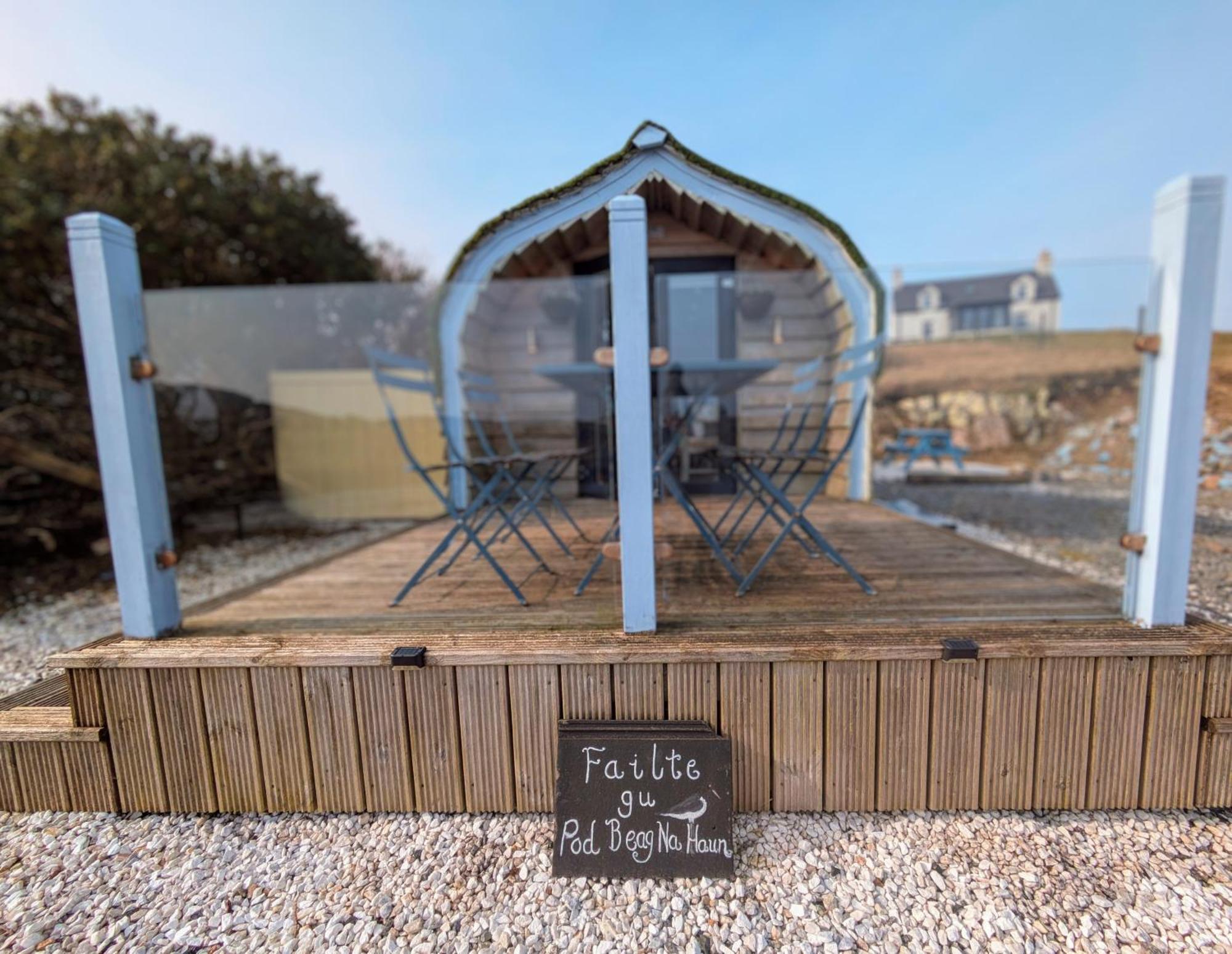 Glamping Pod For 2 Pod Beag Na Haun Eriskay Exterior foto